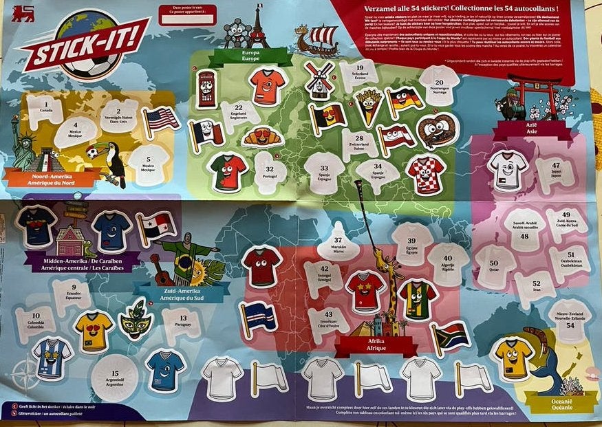 STICK-IT Action Delhaize, Verzamelen, Overige supermarkten, Ophalen