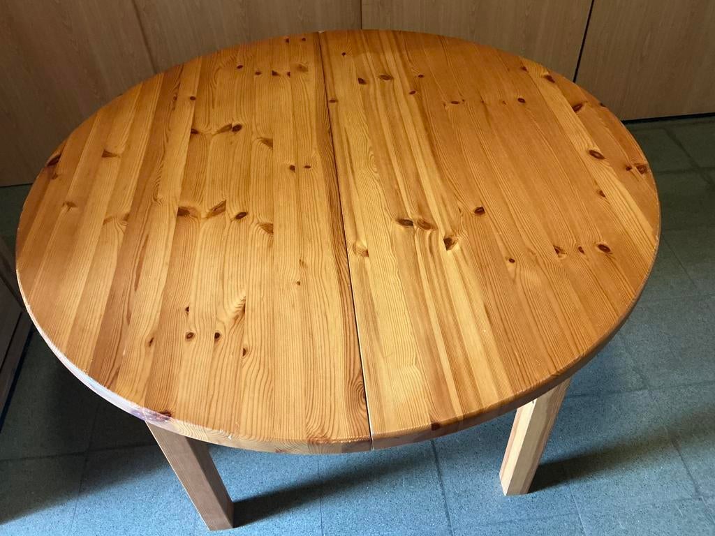 Table ronde, extensible (avec 2 entretoises) et 4 chaises, 150 à 200 cm, Cinq personnes ou plus, 100 à 150 cm, Enlèvement