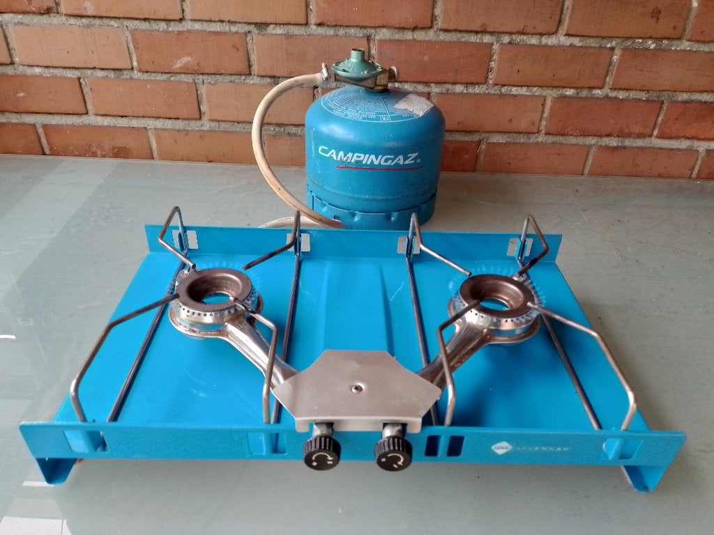 campingaz gasvuur kamperen camping, Caravans en Kamperen, Kampeeraccessoires, Ophalen of Verzenden, Gebruikt