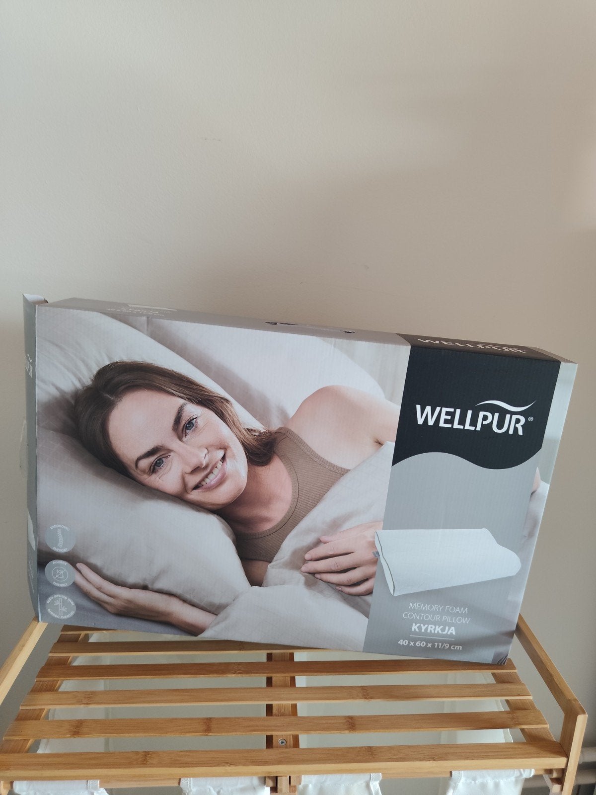 Wellpur Memory Foam slaapkussen, Ophalen, Nieuw