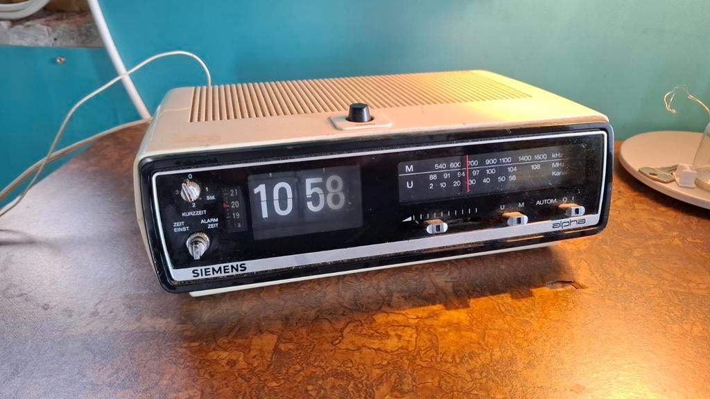 Klokradio Siemens Alpha RG 222, Ophalen