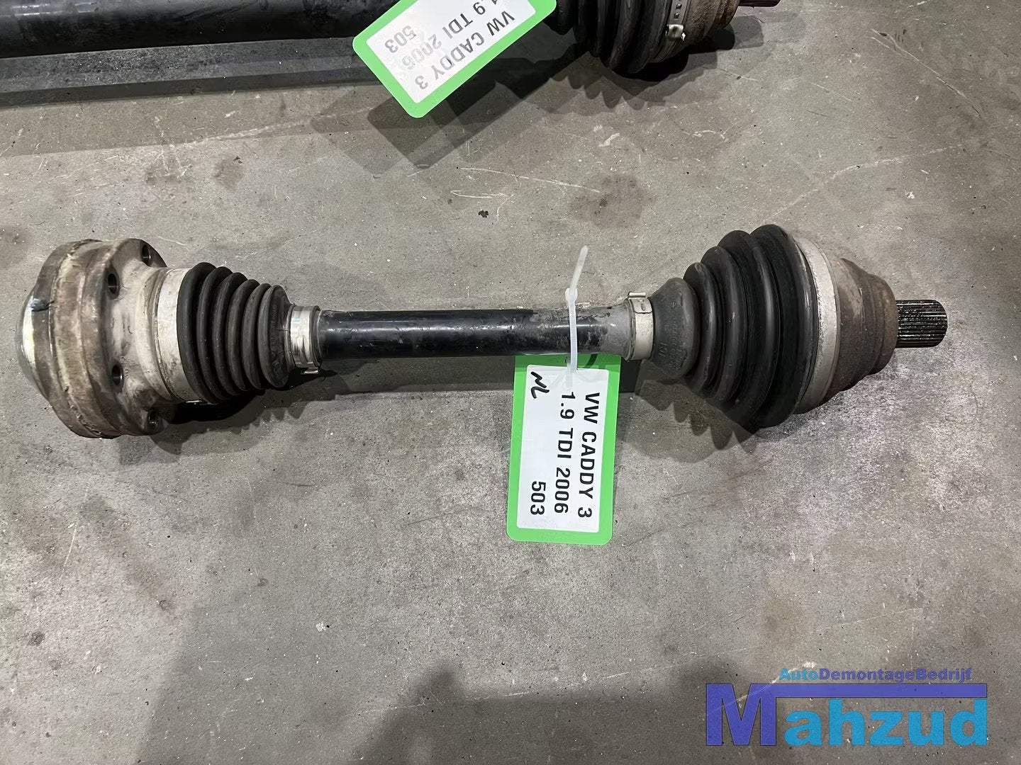 VW CADDY 3 1.9 tdi links aandrijfas 2004-2014, Volkswagen, Volkswagen AG, Vw@volkswagen.de, Utilisé