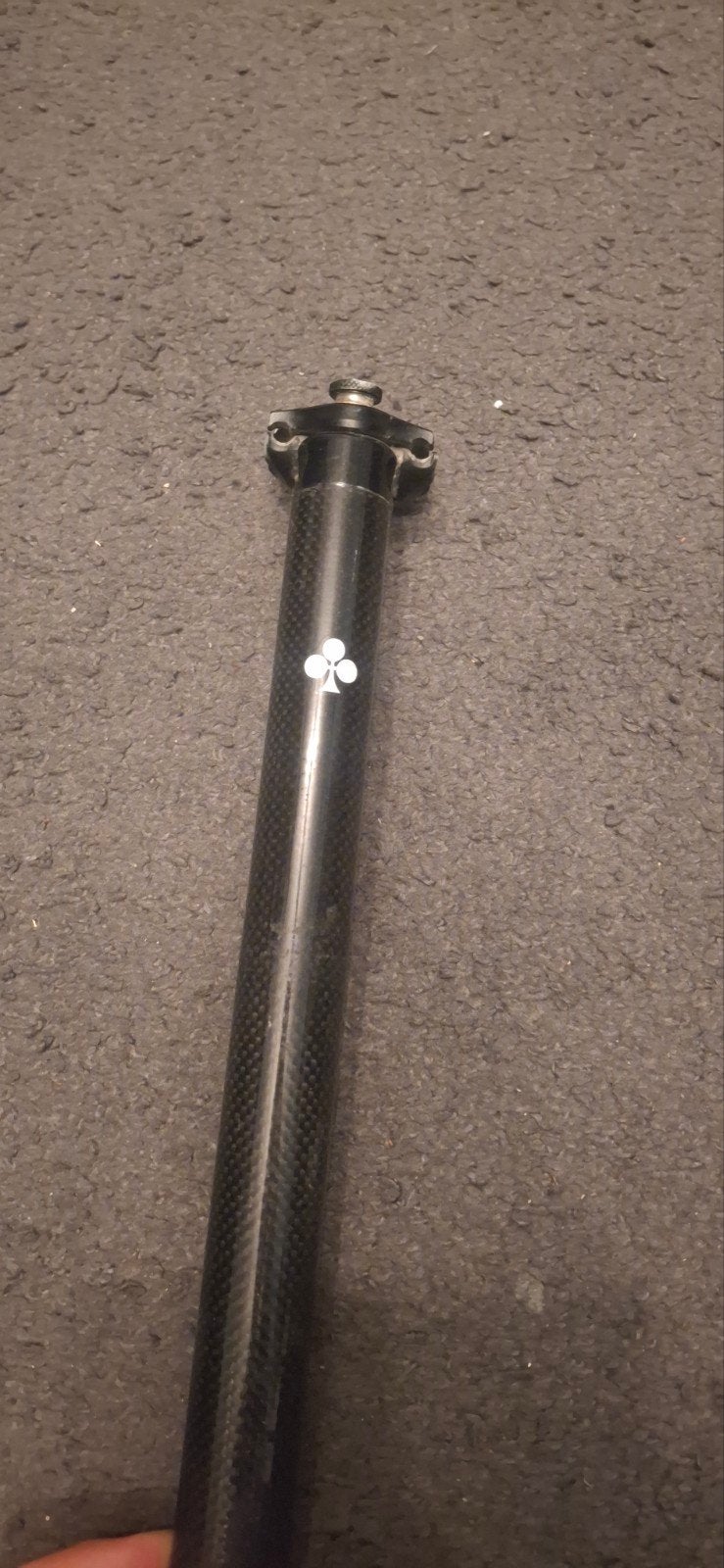 colnago carbon zadelpen (arrow vorm), Enlèvement, Carbone