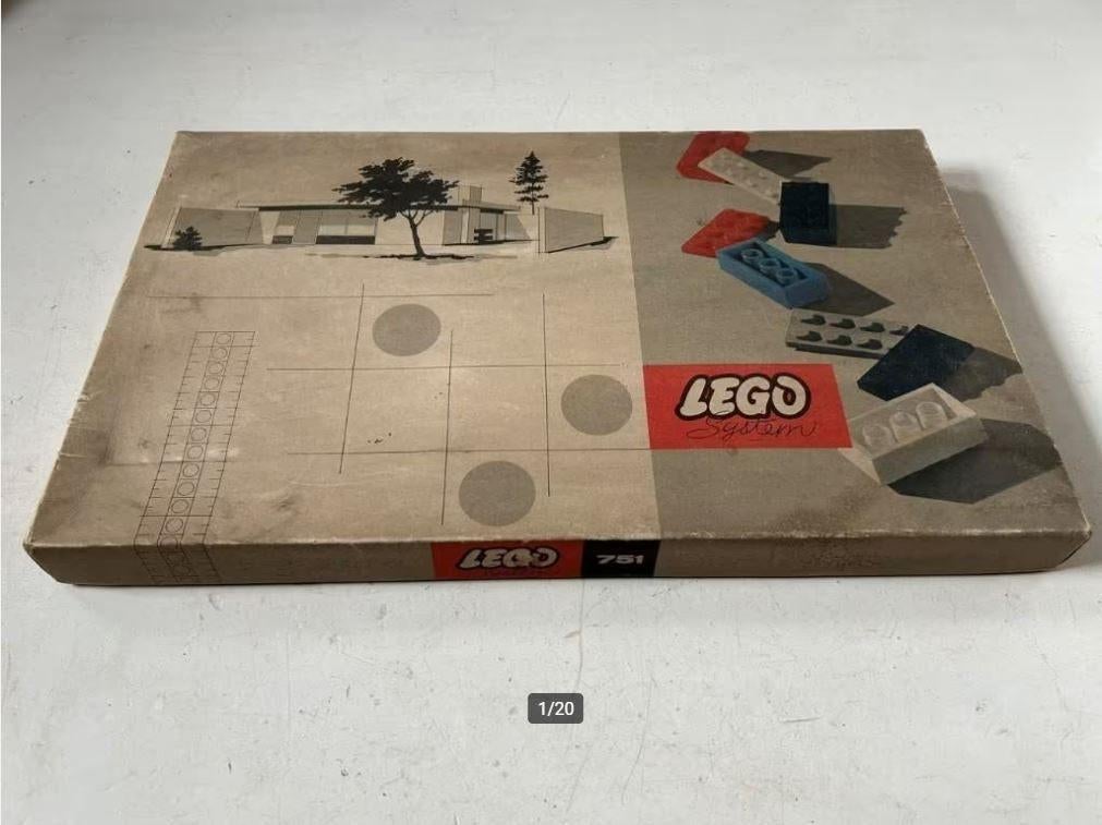 Lego Architecture - Building Starter Set - 751 (1962), Enfants & Bébés, Jouets | Duplo & Lego, Utilisé, Lego, Briques en vrac
