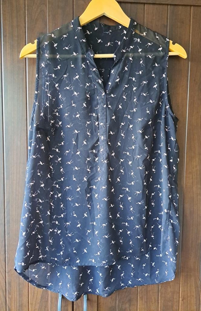 Leuke blouse in maat 44, Zwart, Maat 42/44 (L), Ophalen of Verzenden, Gedragen