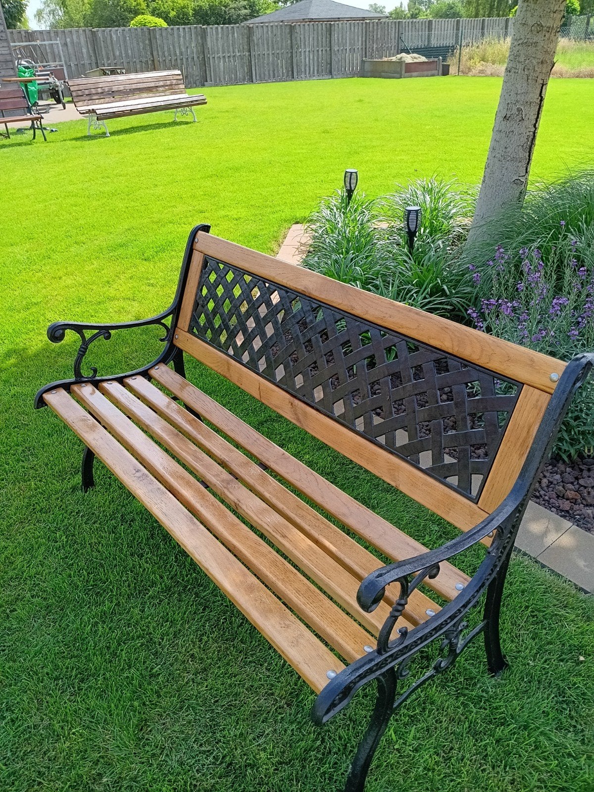 Gietijzeren tuinbank, Tuin en Terras, Tuinbanken, Ophalen, Rvs