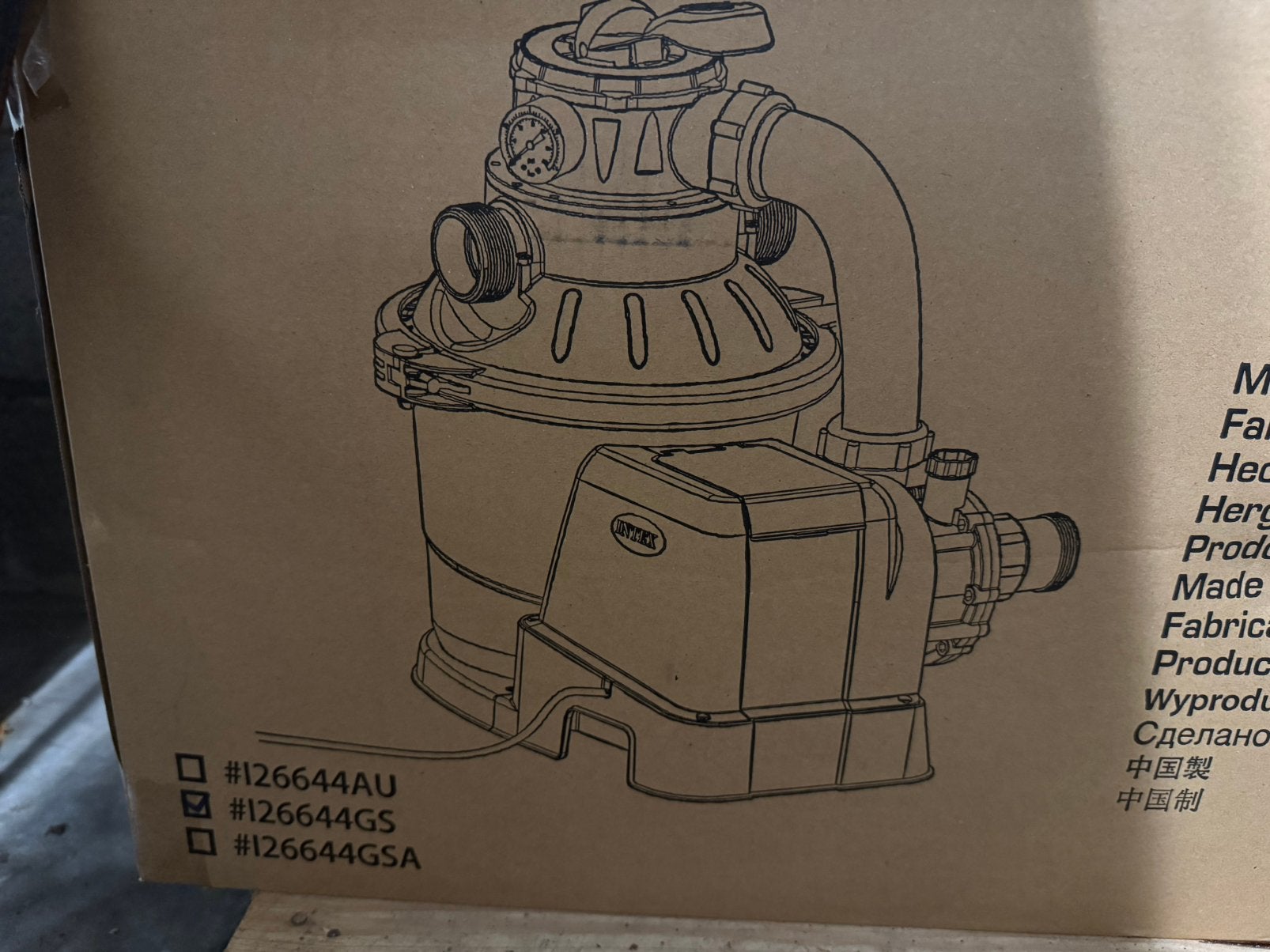 Intex zwembadpomp, Ophalen, Nieuw, Zwembadpomp