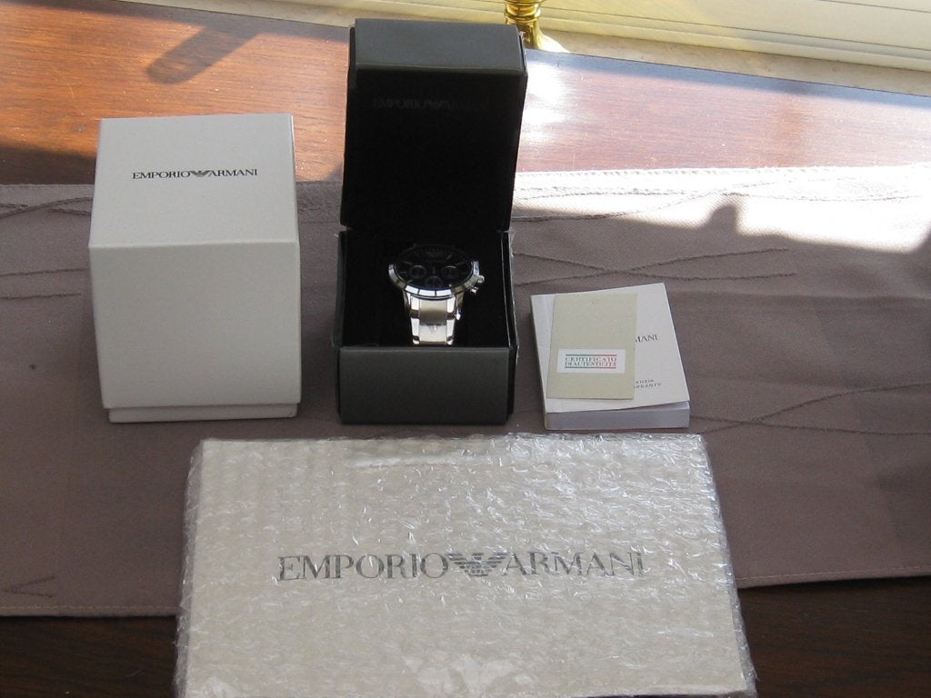 Nouvelle montre Emporio Armani pour homme, Autres marques, Enlèvement ou Envoi, Acier, Acier
