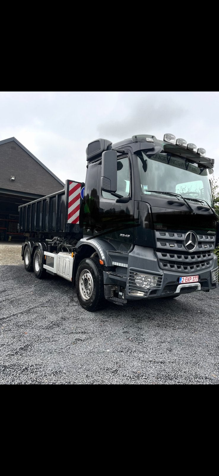 Mercedes arocs 3343 container vrachtwagen, Auto's, Vrachtwagens, Automaat, Euro 6, Mercedes-Benz, Diesel