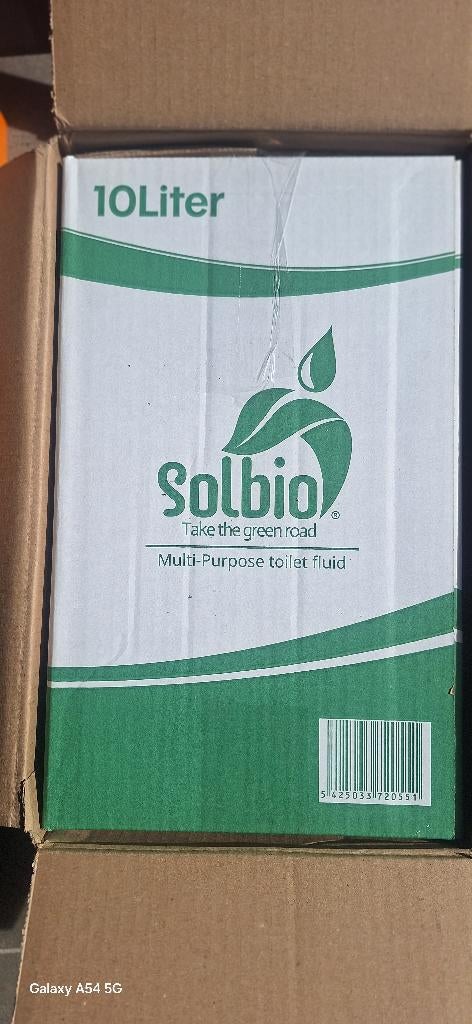 SOLBIO toiletproduct voor campers van 10 liter, Caravans en Kamperen, Ophalen of Verzenden, Nieuw