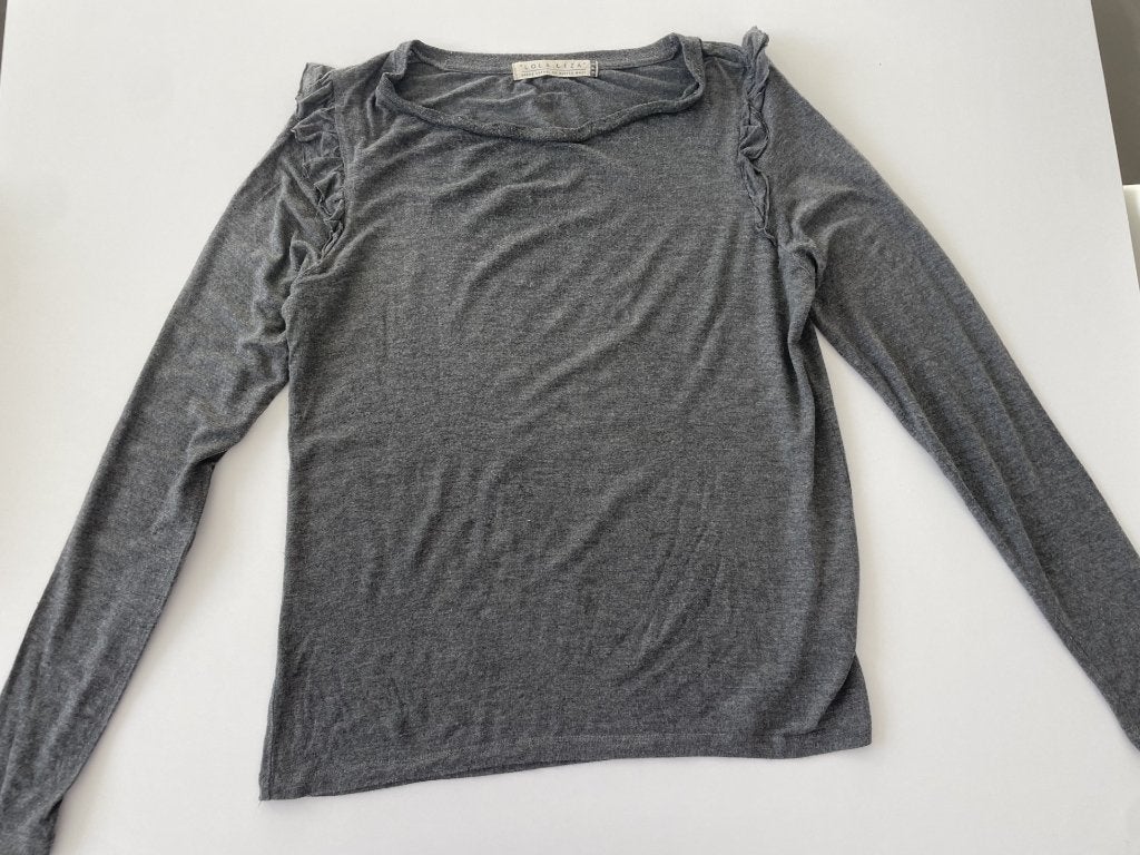 Grijze longsleeve maat 34 van LolaLiza, Kleding | Dames, Lola & Liza, Ophalen of Verzenden, Lange mouw, Maat 34 (XS) of kleiner