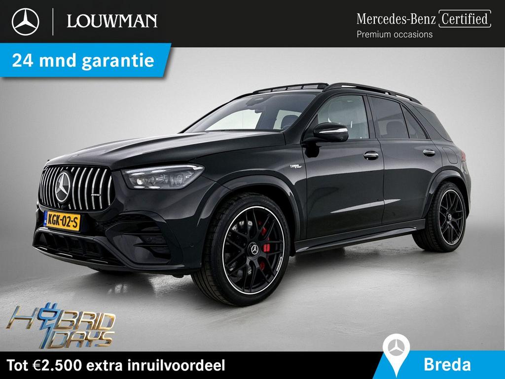 Mercedes-Benz GLE 53 AMG Mercedes-AMG Hybrid 4MATIC+ AMG LIn, Auto's, Automaat, Parkeersensor, Zwart, 31 g/km