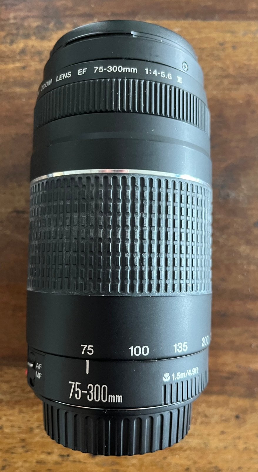 Canon EF75 - 300mm f/4-5.6 III lens, TV, Hi-fi & Vidéo, Photo | Lentilles & Objectifs, Enlèvement, Comme neuf, Canon