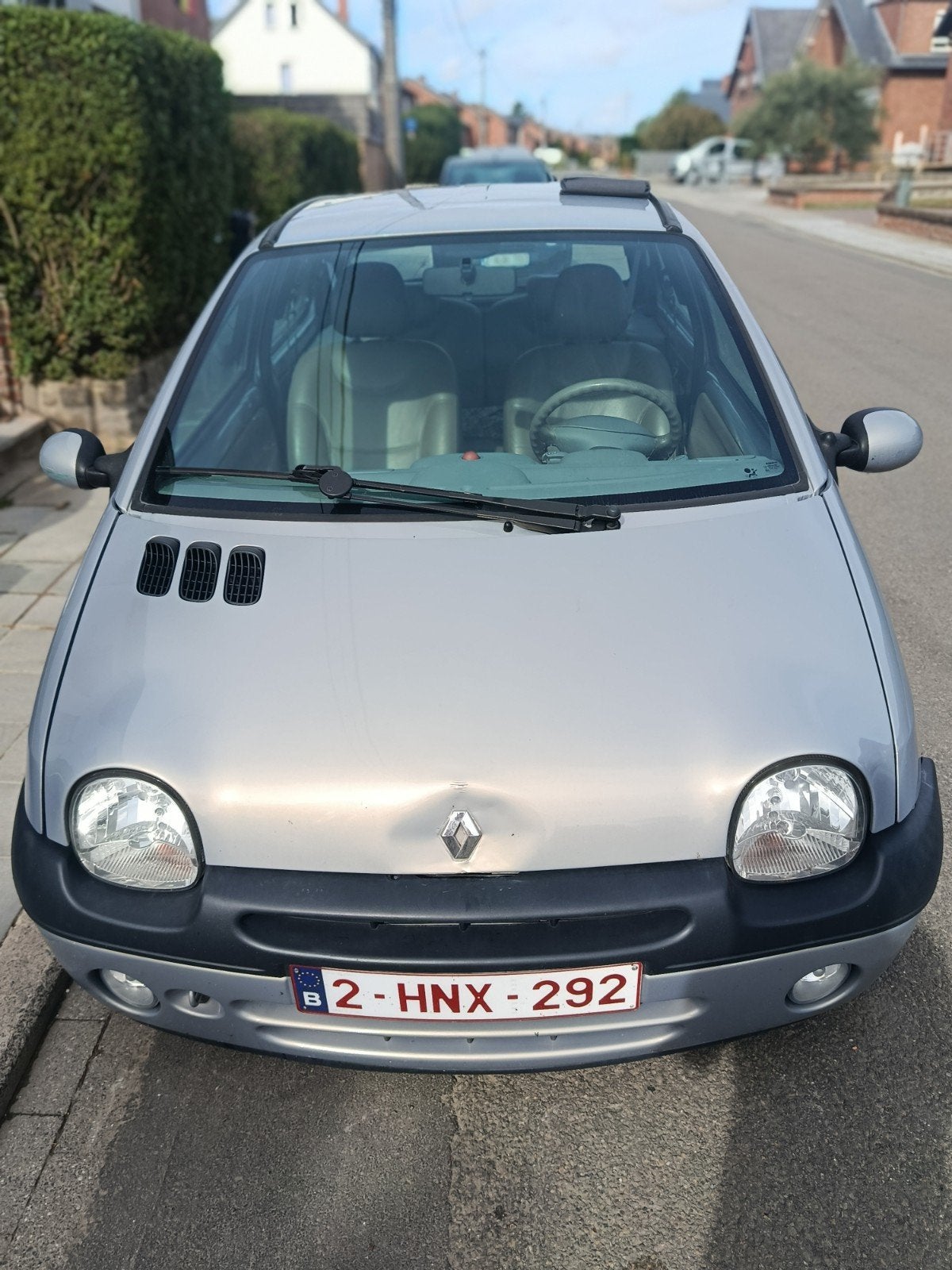 Renault Twingo, Autos, Cuir, Beige, Boîte manuelle, Intérieur cuir