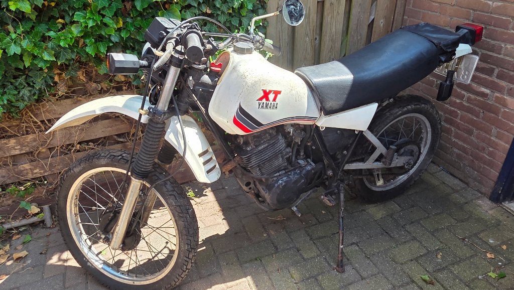 Yamaha XT550 (1982), Motoren, Ophalen, Gebruikt