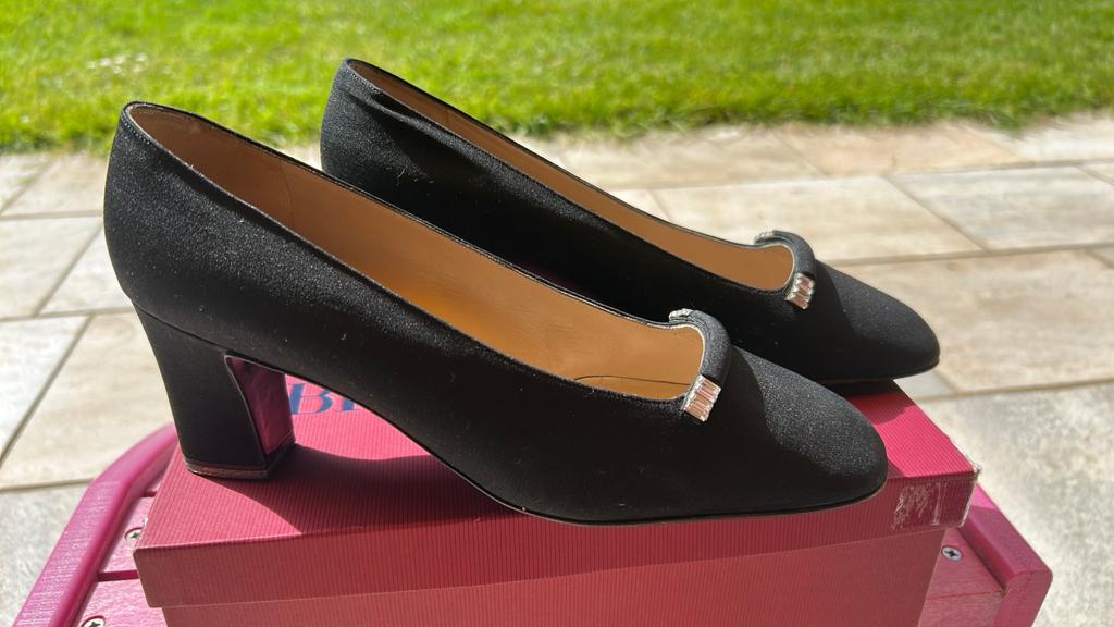 Bruno Magli zwarte dames schoenen hak maat 38.5, Ophalen, Zwart, Zo goed als nieuw, Schoenen met hoge hakken