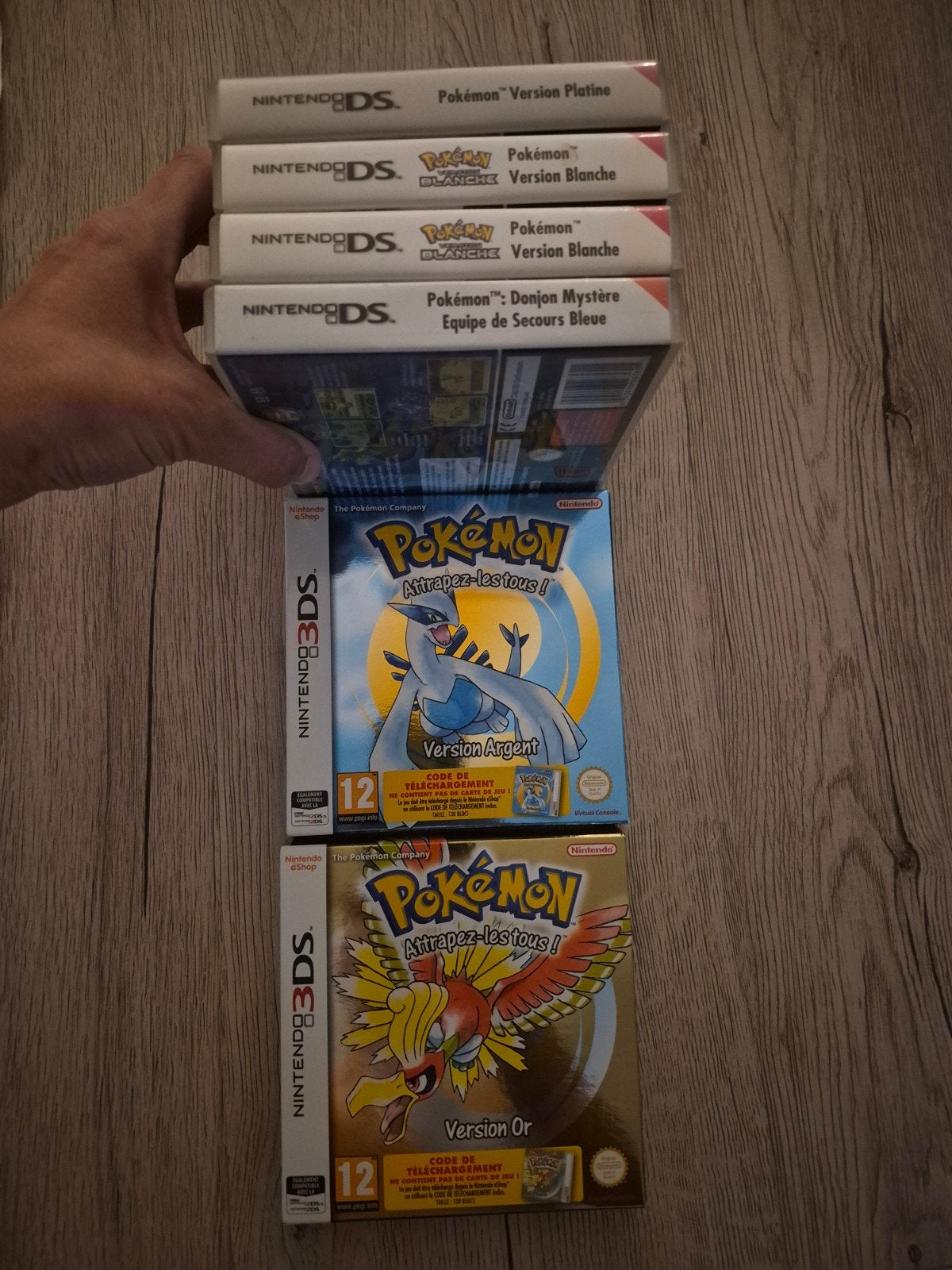 Boîte et notice jeux pokemon ️ sans jeux, Consoles de jeu & Jeux vidéo, Enlèvement