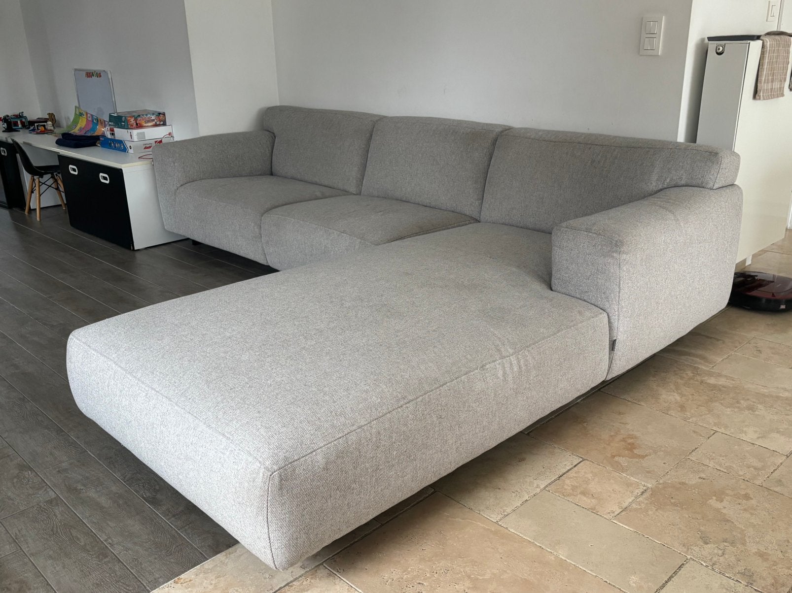 Hoek zetel 3m, Ophalen, Gebruikt, Stof