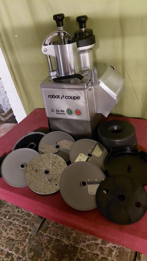 Robot Coupe CL50 Gourmet – volledige set + schijven – 1x geb, Enlèvement