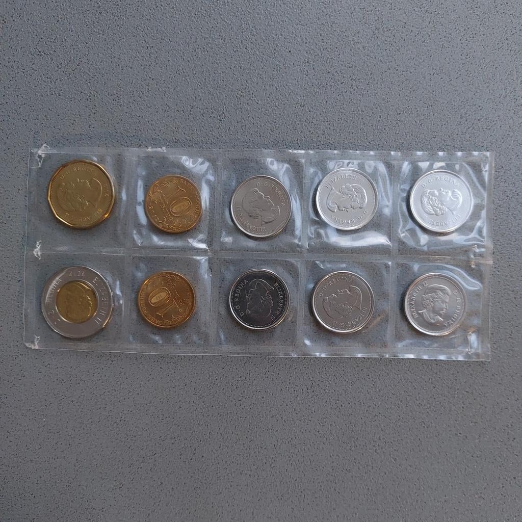 Set van 10 munten / Canada - Rusland / FDC - UNC, Postzegels en Munten, Munten | Amerika, Ophalen of Verzenden, Losse munt