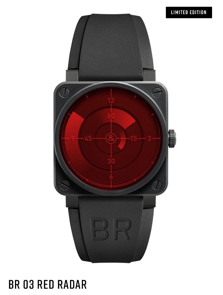 Collectors item Bell&Ross BR03 Red Radar, Ophalen, Nieuw
