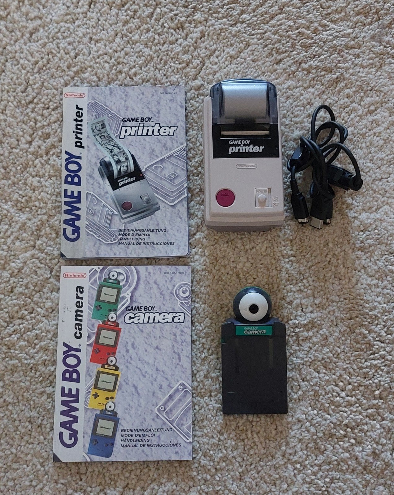 Appareil photo et imprimante Nintendo Game Boy + manuel - Ga, Consoles de jeu & Jeux vidéo, Enlèvement ou Envoi