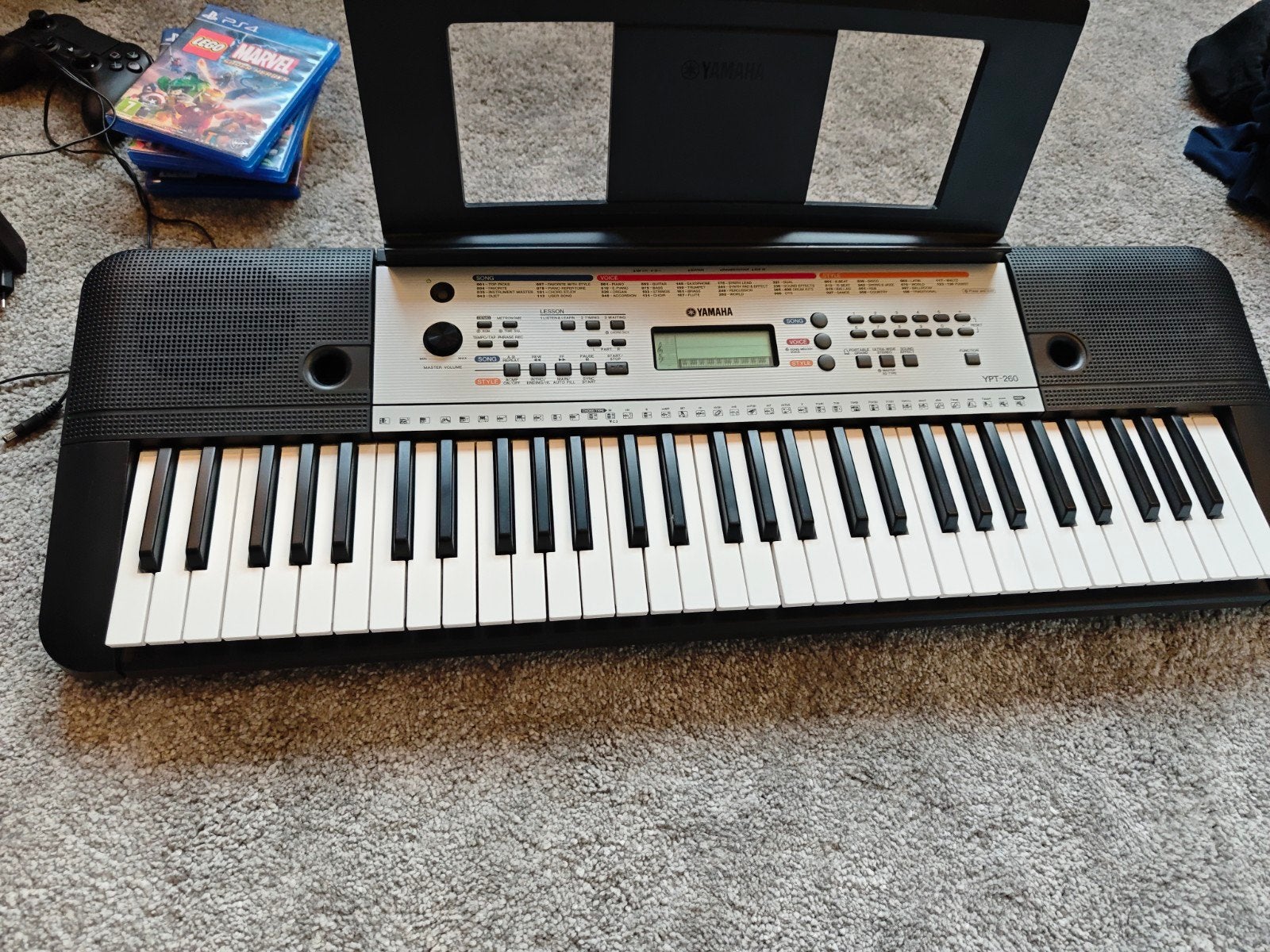 Piano électrique Yamaha, Enlèvement