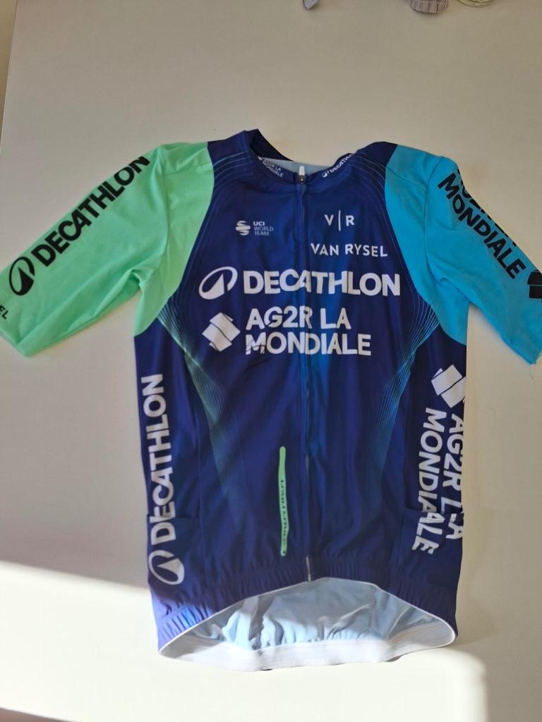 Gesigneerd Paul Seixas shirt, Sports & Fitness, Cyclisme, Comme neuf, Vêtements, Enlèvement ou Envoi