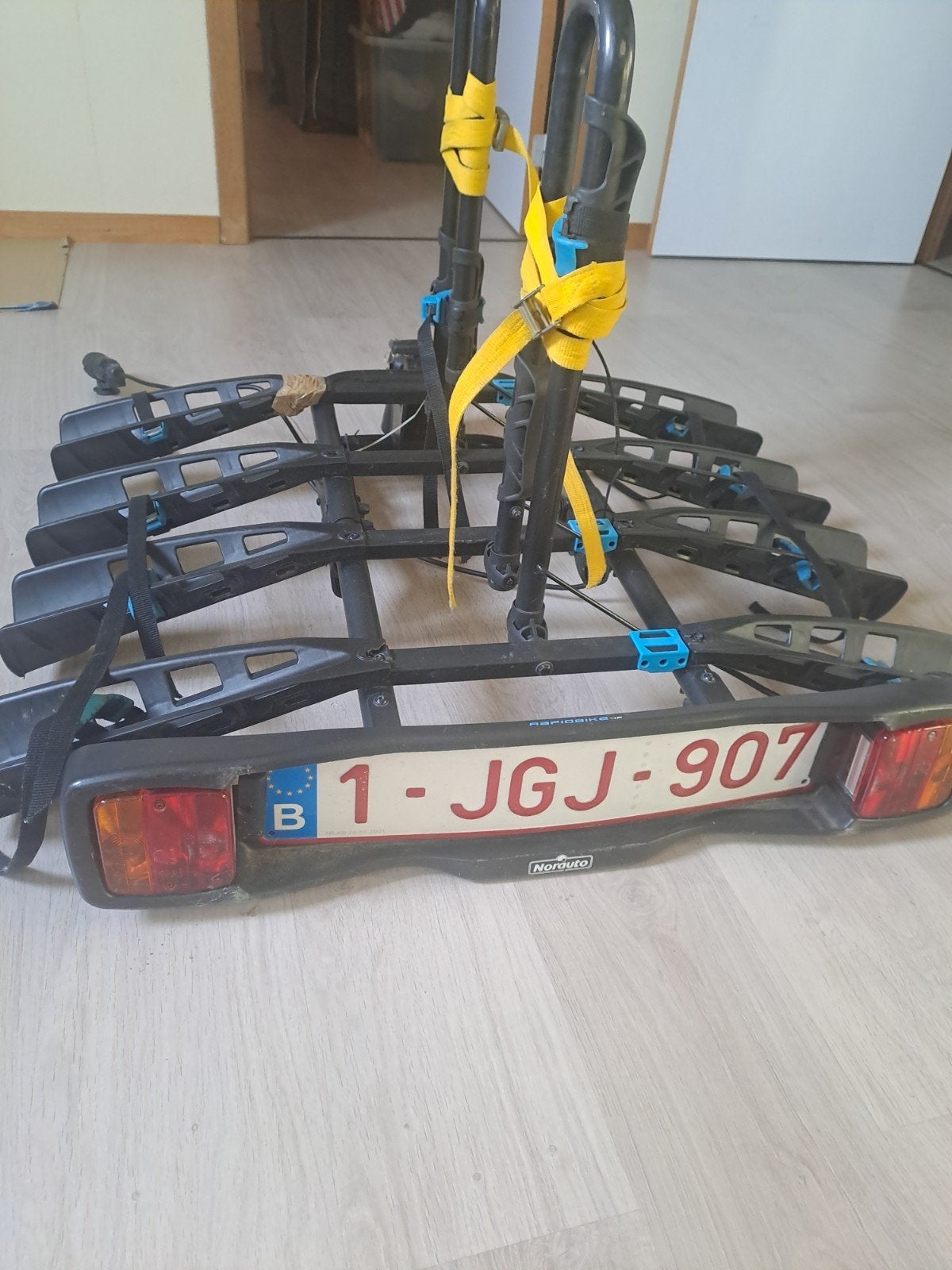norauto rapidbike 4 fietsen, Ophalen, 3 fietsen of meer, Gebruikt, Trekhaakdrager
