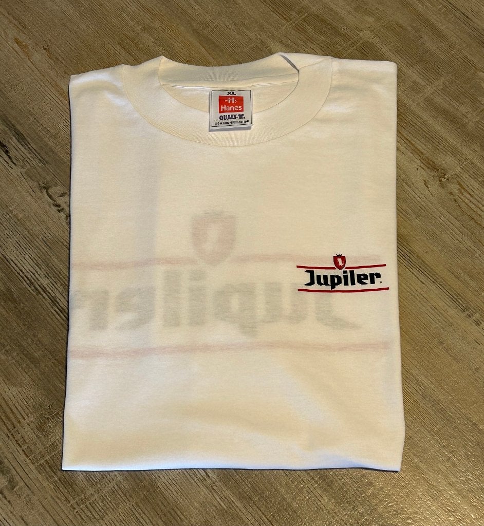 Jupiler T-shirt in het wit , maat XL, Collections, Enlèvement ou Envoi, Neuf, Vêtements, Jupiler