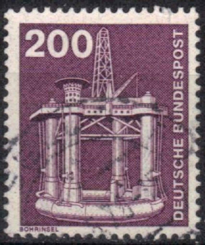 Duitsland Bundespost 1975-1976 - Yvert 707 - Industrie (ST), Postzegels en Munten, Postzegels | Europa | Duitsland, Verzenden