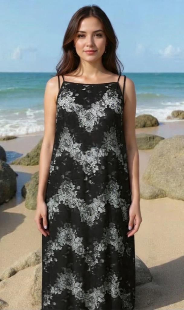 Robe transparente/robe transparente neuve, ANDERE, Envoi, Noir, Vêtements de nuit
