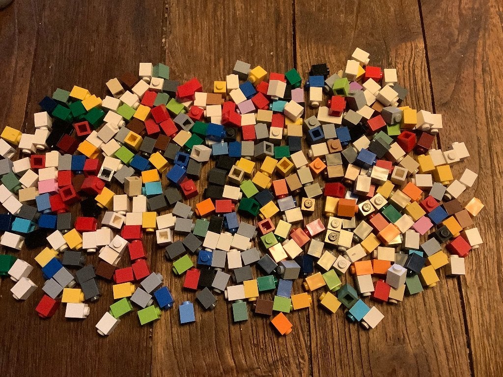LEGO blokjes 1x1 varia kleuren 300 st / 35-2-4, Kinderen en Baby's, Speelgoed | Duplo en Lego, Ophalen of Verzenden, Gebruikt