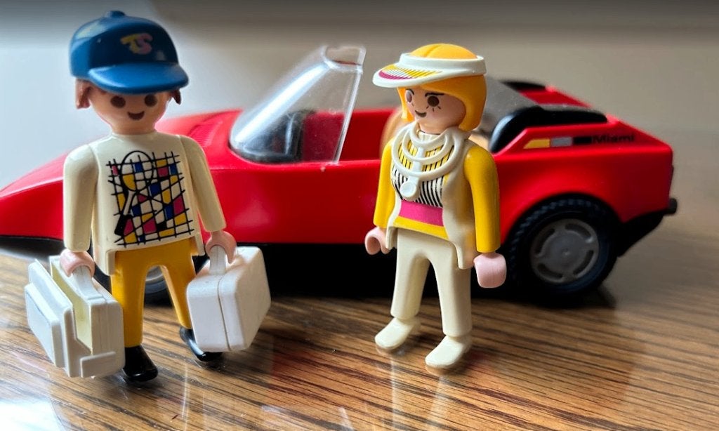 Playmobil - Rode sportwagen en toebehoren, Enlèvement, Comme neuf