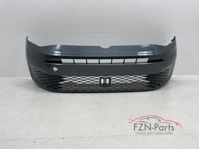 VW Caddy 2K7 Voorbumper LR7H indium grau, Enlèvement ou Envoi, Utilisé, Avant, Pare-chocs