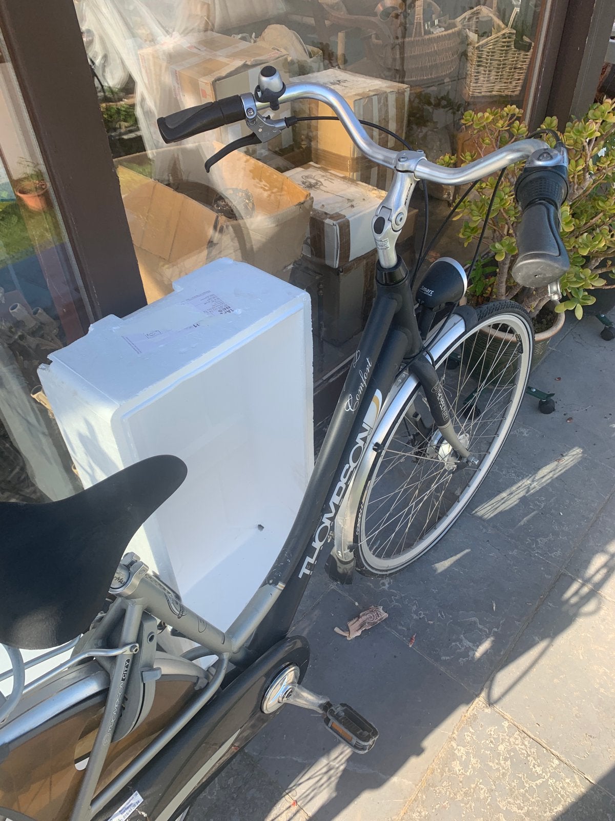 Fiets Thompson, Ophalen, Gebruikt