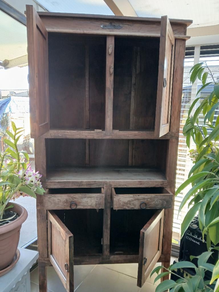 Buffetkast teak, Teck, 25 à 50 cm, Comme neuf, Enlèvement