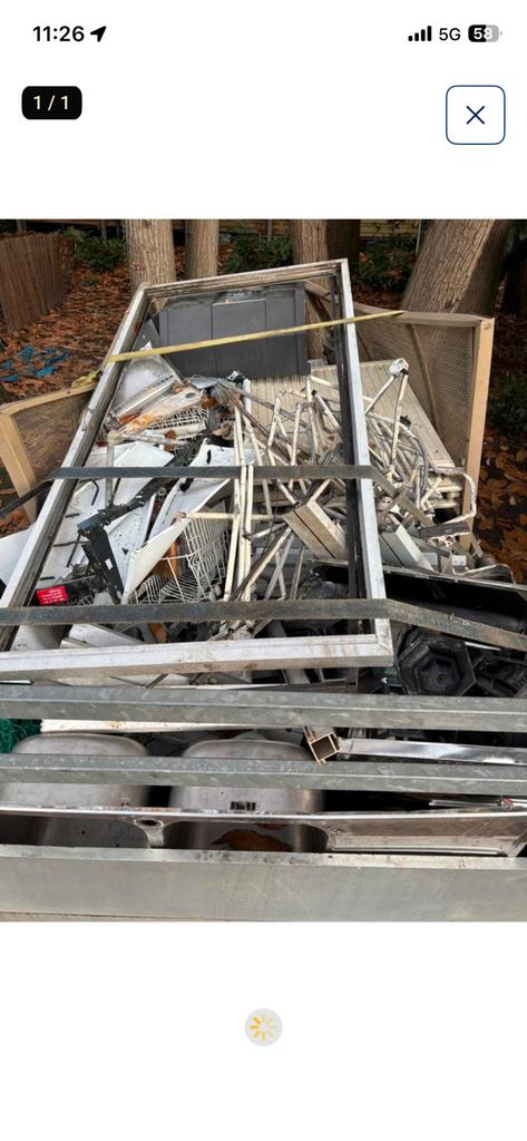 Ophaling Oud ijzer, Doe-het-zelf en Bouw, Ophalen of Verzenden, Zo goed als nieuw, IJzer