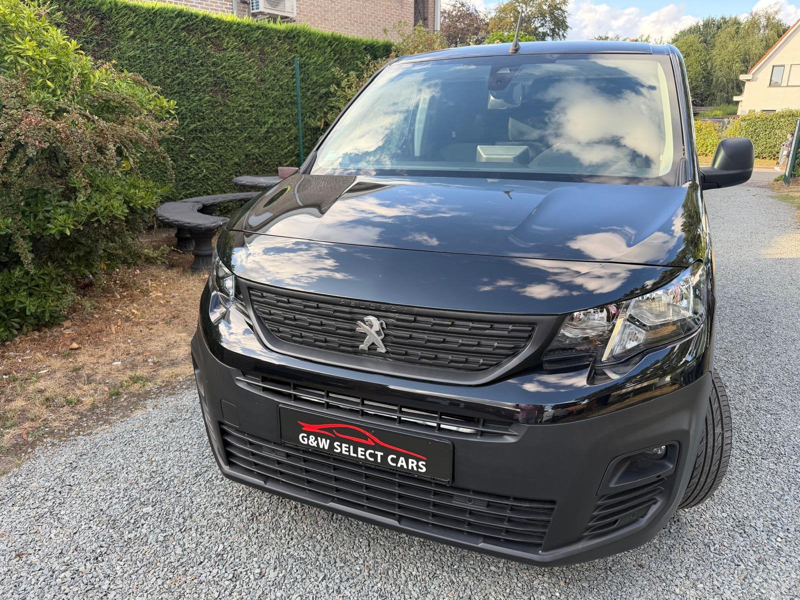 Peugeot Partner 1.5 Hdi Asphalt (75kW)*3 Zitpl.*Top Staat*, Auto's, Euro 6, Zwart, Bedrijf, 5 deurs