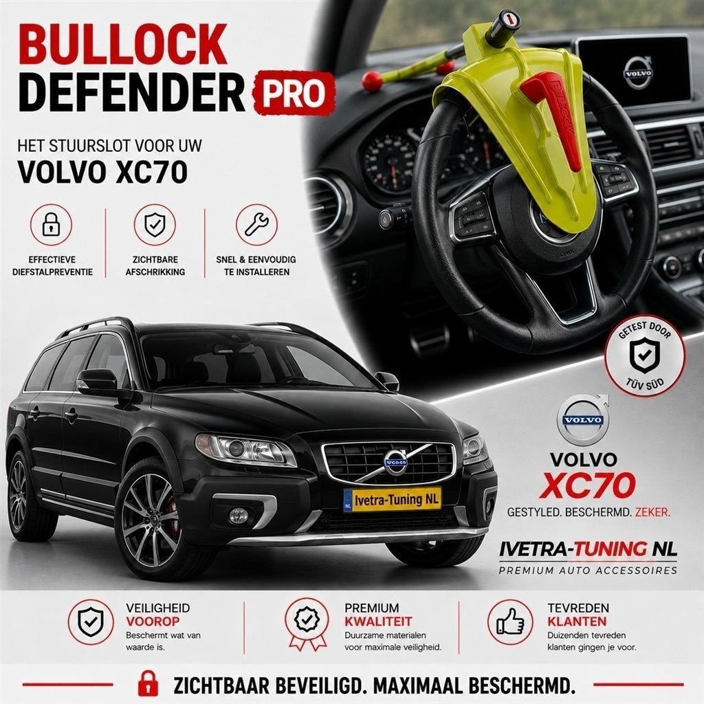 Stuurslot Volvo XC70 | Beveiliging Volvo XC70, Ophalen of Verzenden, Nieuw