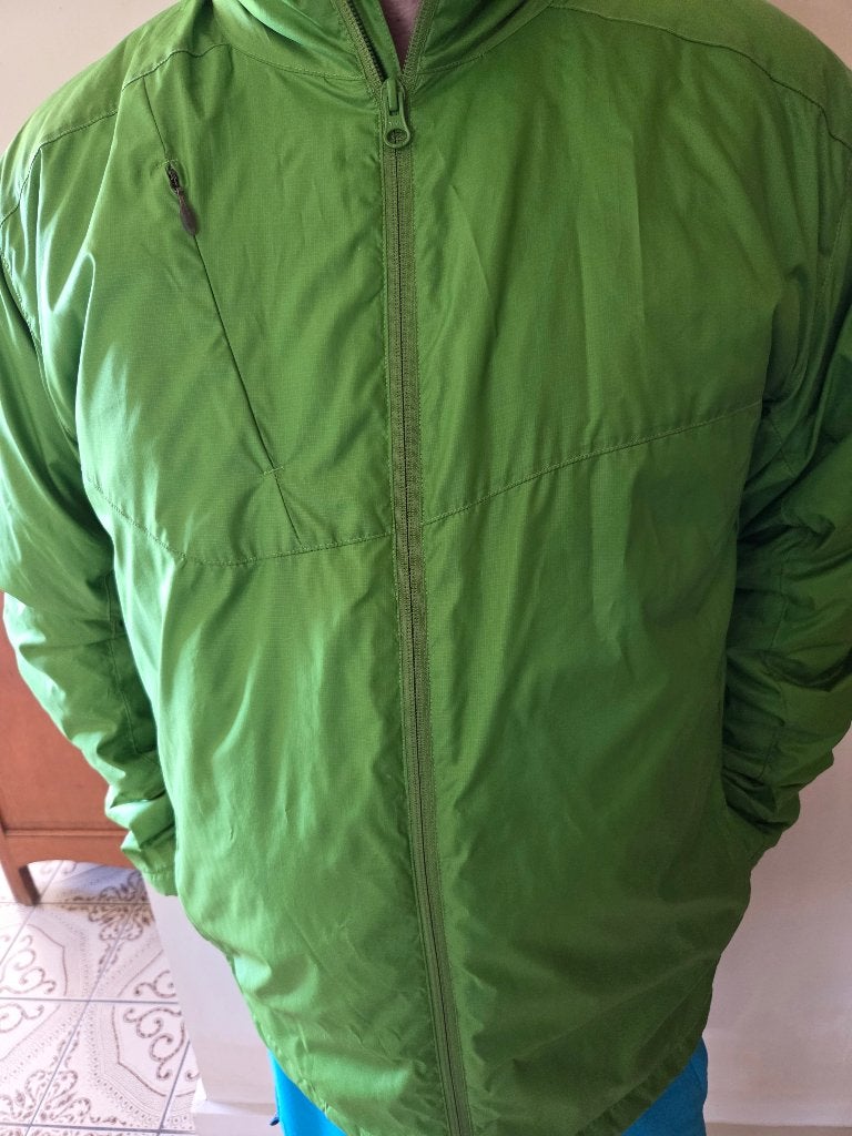 Groene regenjas van het merk Solomon maat XL, Ophalen, Maat 56/58 (XL), Salomon, Gedragen