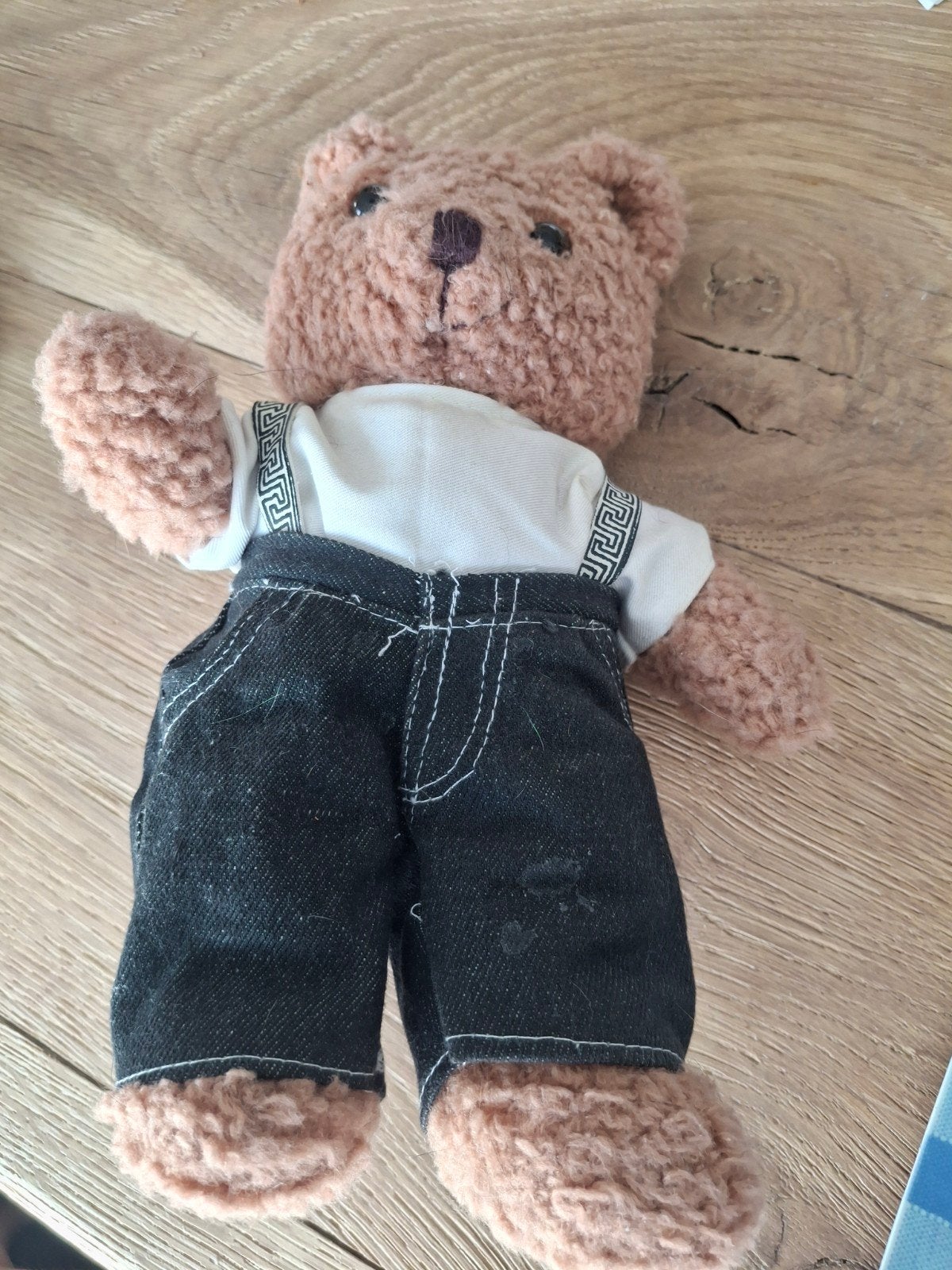beertje versace, Verzamelen, Beren en Cherished Teddies, Ophalen of Verzenden, Zo goed als nieuw, Stoffen beer, Overige merken