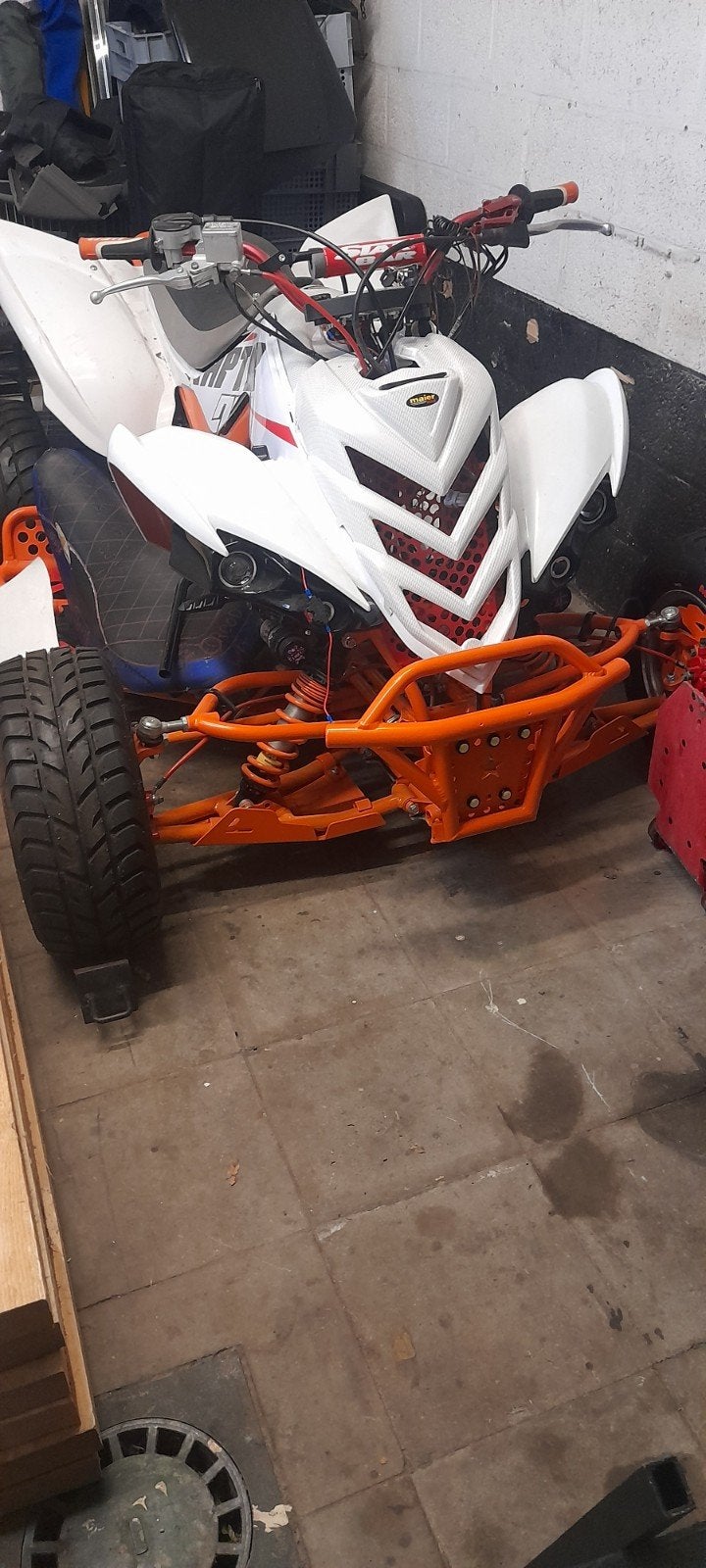 yamaha raptor 700r rollend frame, Motoren