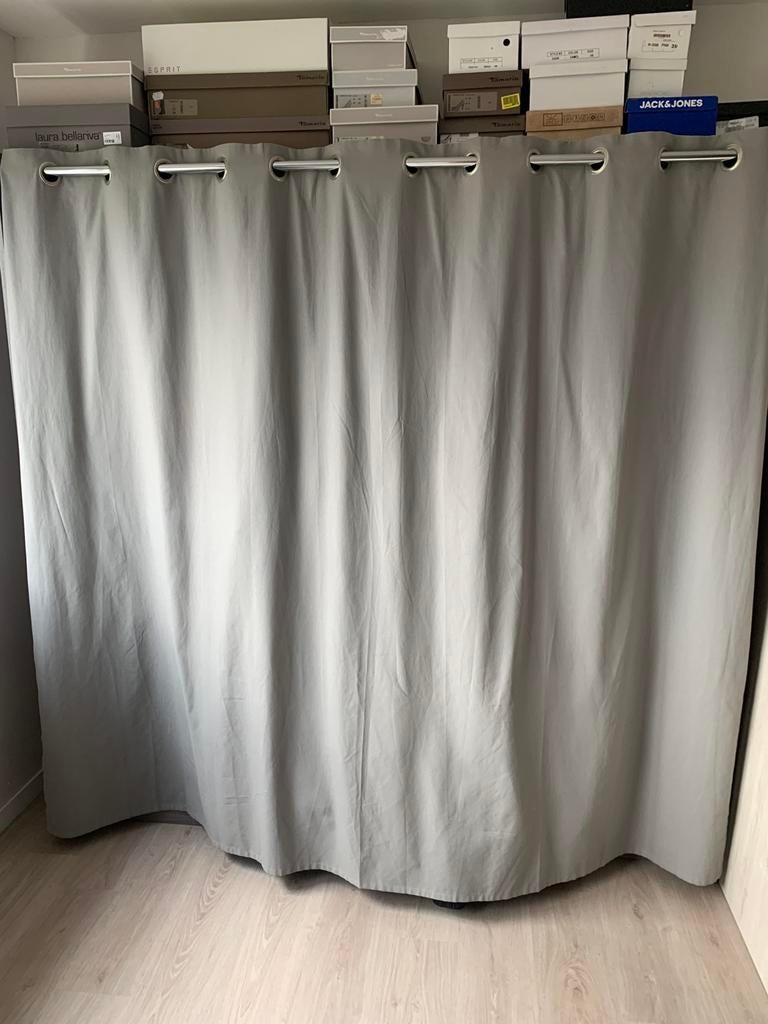 Pansements, Maison & Meubles, Ameublement | Rideaux & Stores à lamelles, 200 cm ou plus, Comme neuf, Brun, Enlèvement