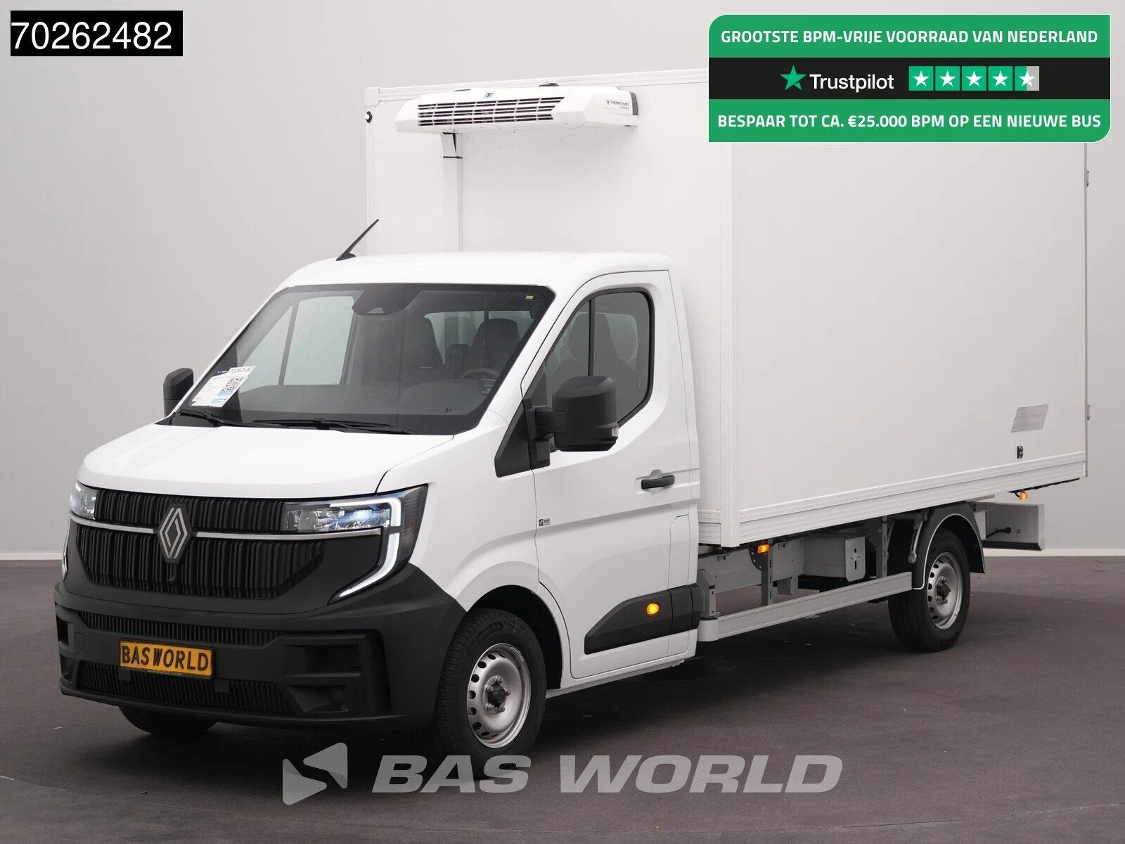 Renault Master 170PK BPM VRIJ! -15 Vries Koelwagen 2025model, Autos, Neuf, Éclairage LED, Achat, Euro 6