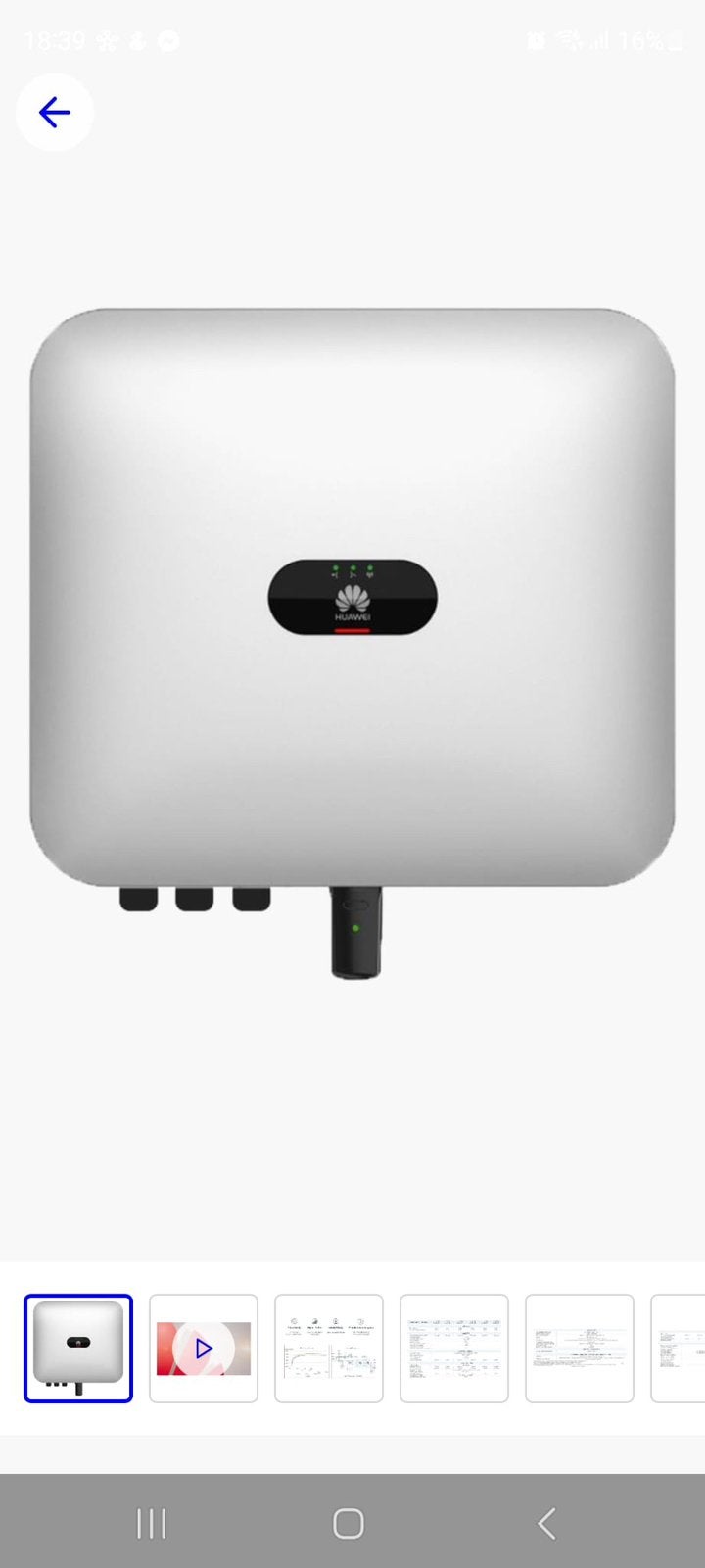 Huawei sun 2000-5ktl-m1, Ophalen, Nieuw