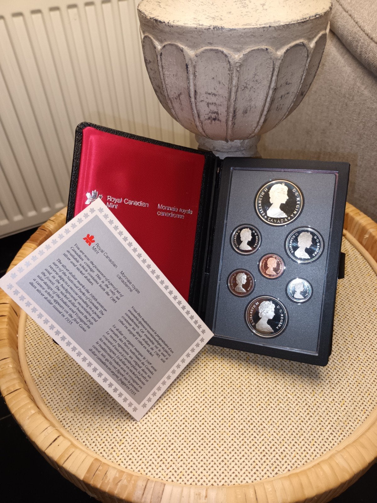Coffret épreuve numismatique Canada 1985