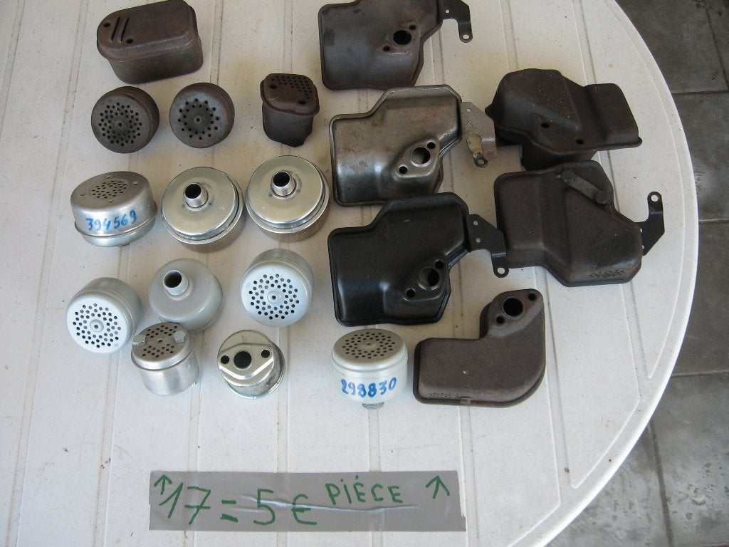 Tracteur tondeuse HONDA , lot de pots d'échappement, Jardin & Terrasse, Enlèvement, Comme neuf, Briggs & Stratton, 120 cm ou plus