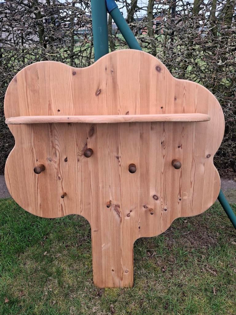 Massief houten wandkapstok boom ., Ophalen, Wandkapstok