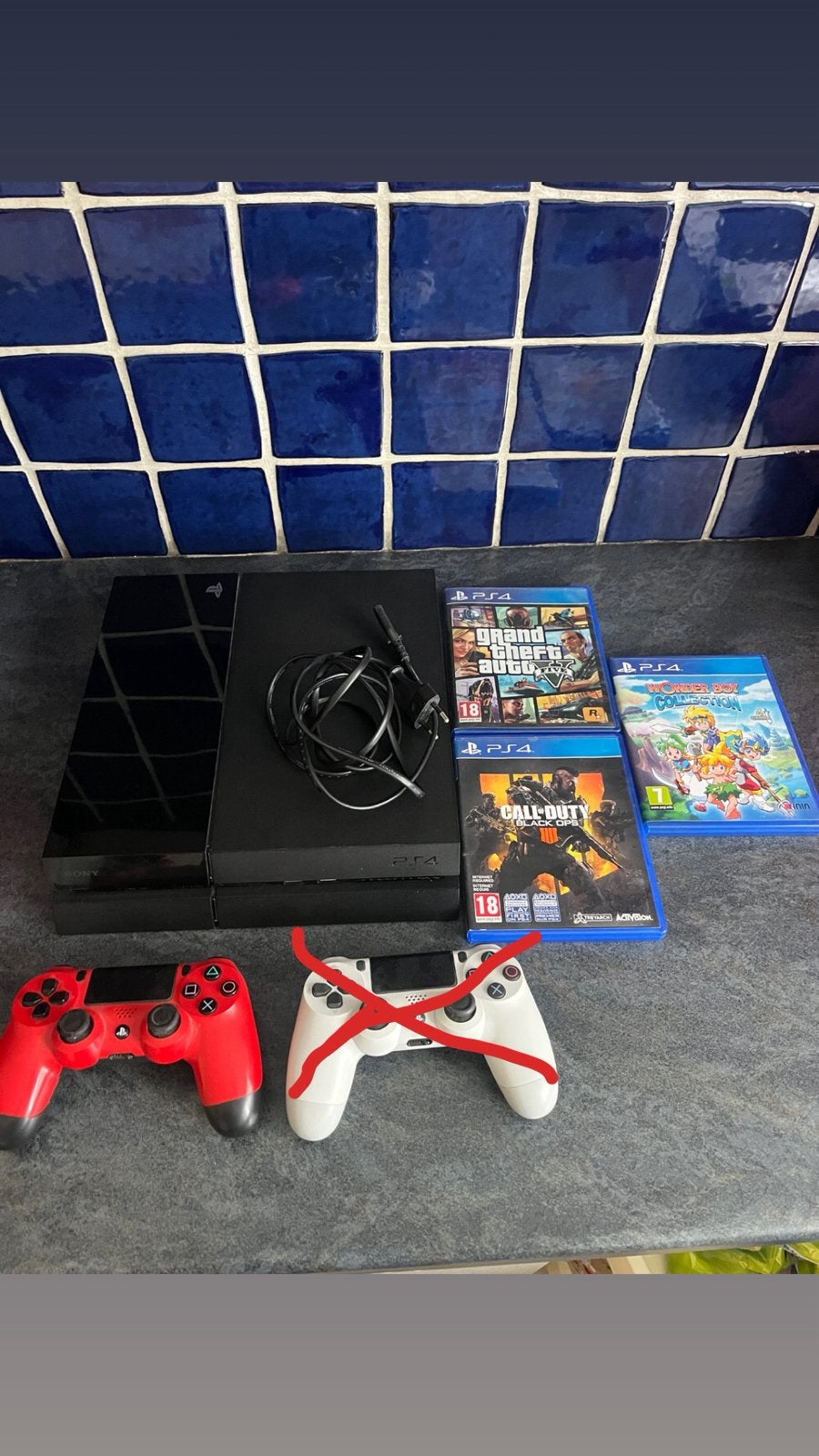 Ps4 500go 3 jeux et 1 manettes, 500 GB, Avec 1 manette, Comme neuf, Enlèvement